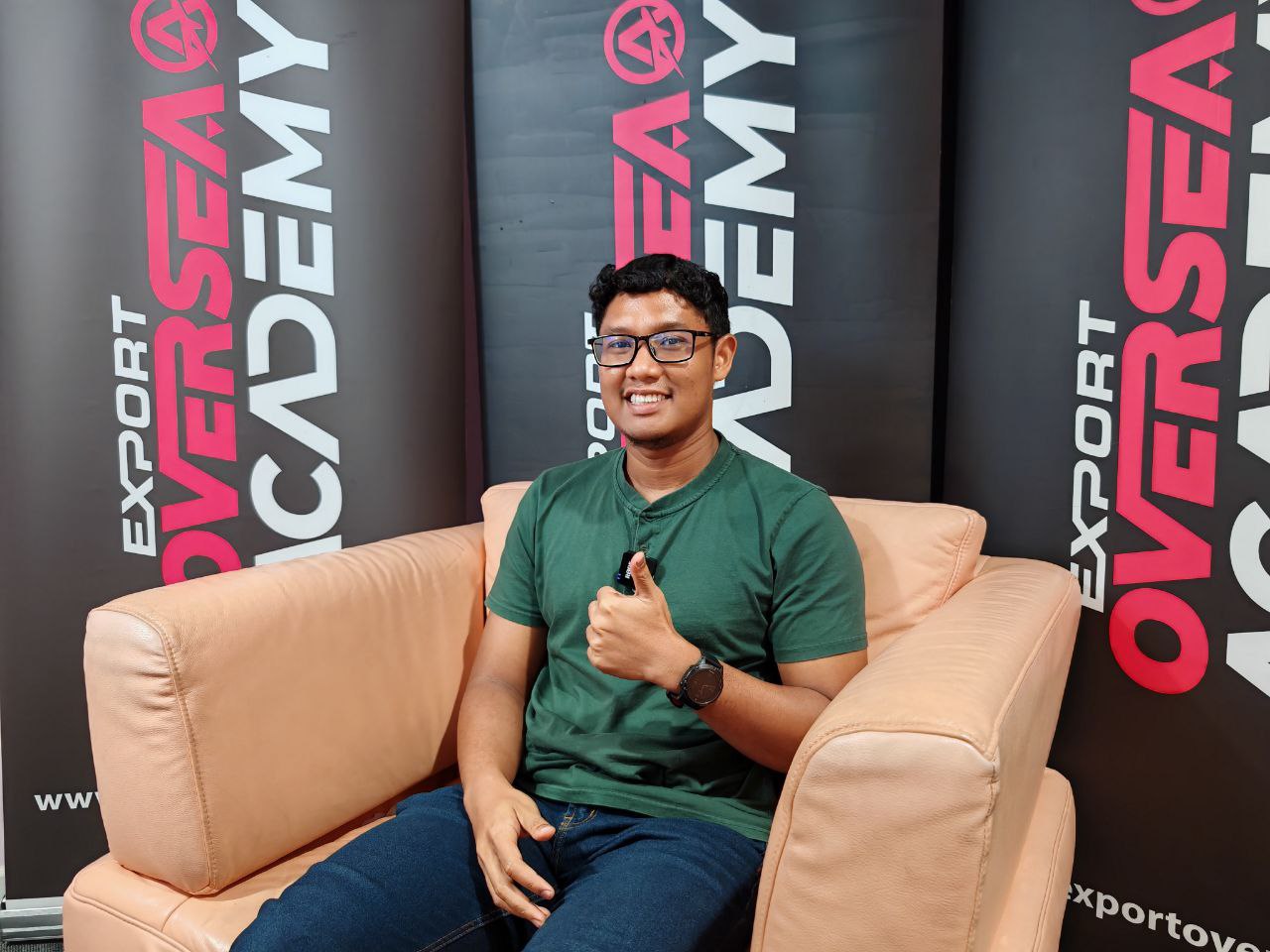 Jamil berkongsi pengalaman akaun eBay jatuh below standard di Export Oversea Academy.